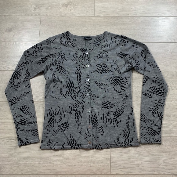 Bitte Kai Rand Copenhagen Grey Wool Cardigan Sweater - Picture 1 of 7